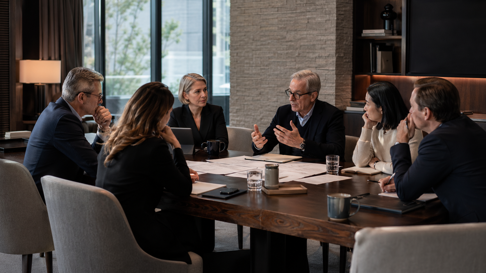 Diálogo de alta dirección en equipo directivo