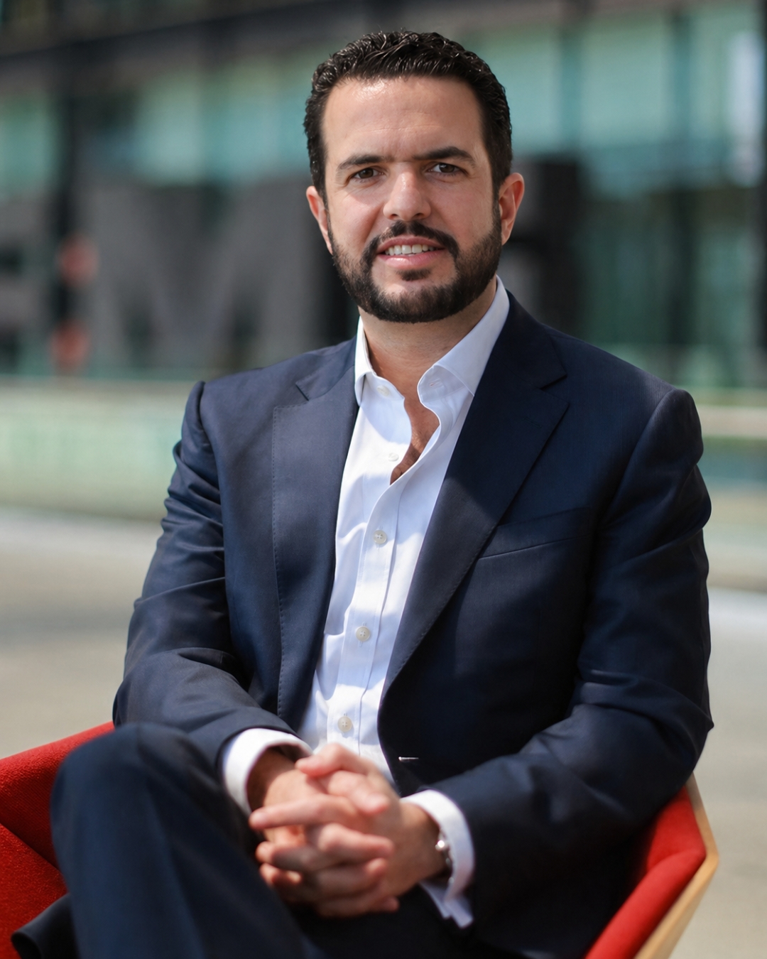 Retrato de Iñigo Riestra, Secretario General y Vicepresidente Legal de la FMF
